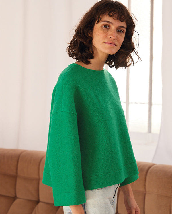 Betty Two Way Wool Top Menthol