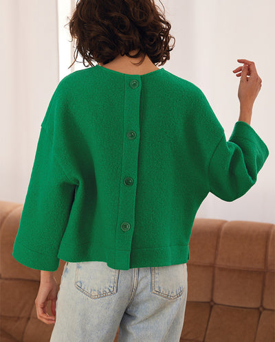 Betty Two Way Wool Top Menthol