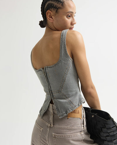 Broken Corset Vest Lunar
