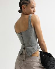 Broken Corset Vest Lunar