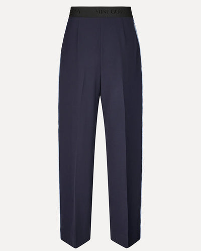 Fluid Blanket Stitch Pant - Night