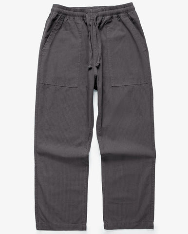 Edison Swollen Seersucker pant DARK GREY