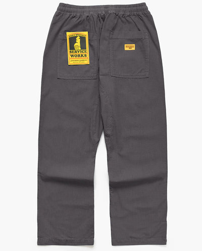 Ripstop Chefs Pant Washed Black