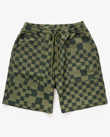Edison Swollen Seersucker pant DARK GREY