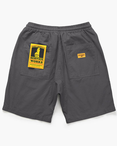 Ripstop Chef Short Washed Black