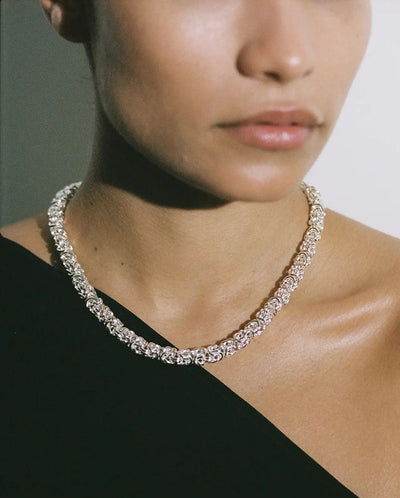Cinque Necklace - Silver