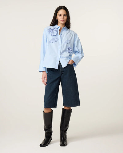 Alex Blouse - Icey Blue