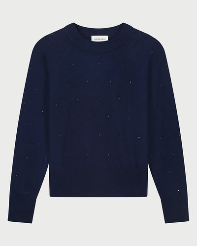 Lidi rhinestone Pullover - Midnight