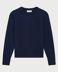 Lidi rhinestone Pullover - Midnight