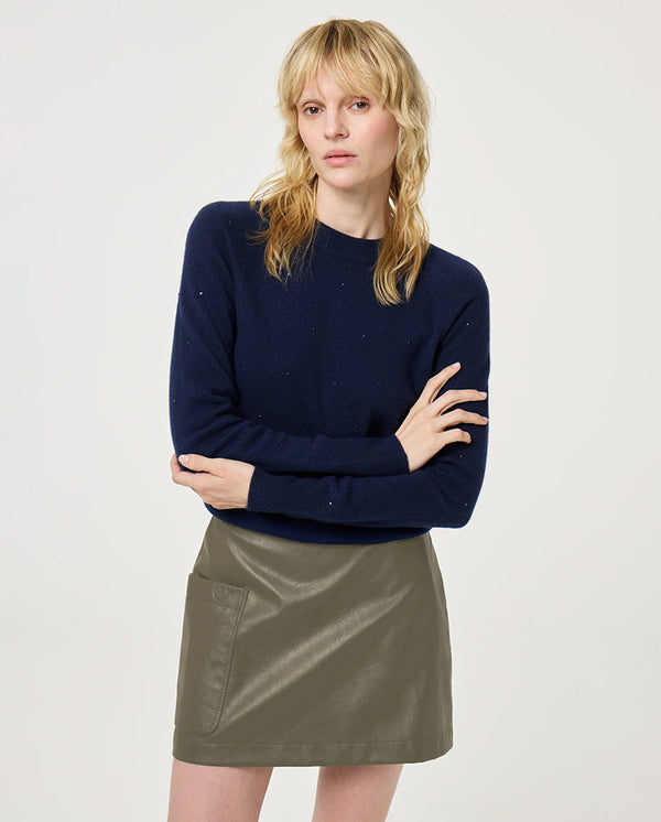 Lidi rhinestone Pullover - Midnight
