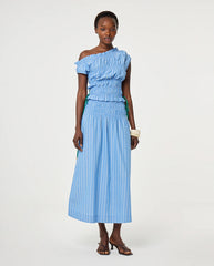 Yoko Skirt - Blue Stripe