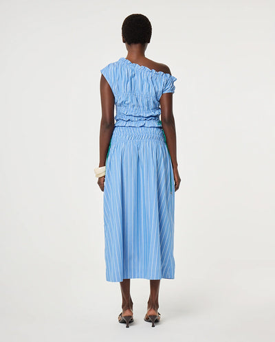 Yoko Skirt - Blue Stripe