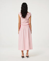 John S/S Stripe Top - Pink Stripe mark 2