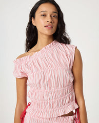 John S/S Stripe Top - Pink Stripe mark 2
