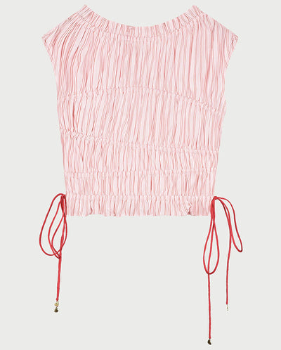 John S/S Stripe Top - Pink Stripe mark 2