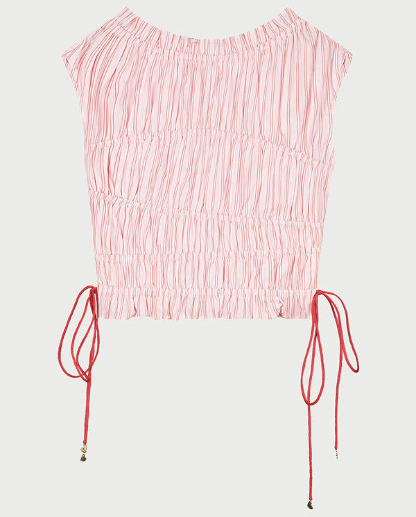 John S/S Stripe Top - Pink Stripe mark 2