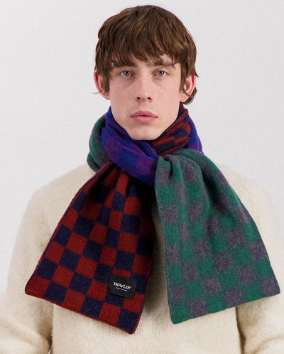 Cosmic Checkerboard Scarf - Nevermind