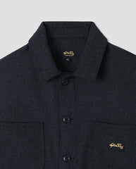 COVERALL JACKET - NAVY WOOL