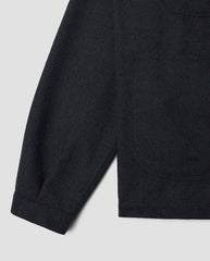COVERALL JACKET - NAVY WOOL