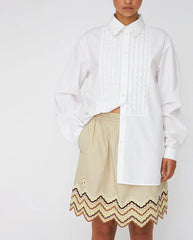 Cotton Poplin Shirt - White