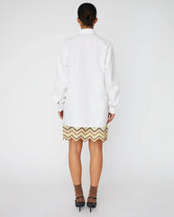 Cotton Poplin Shirt - White