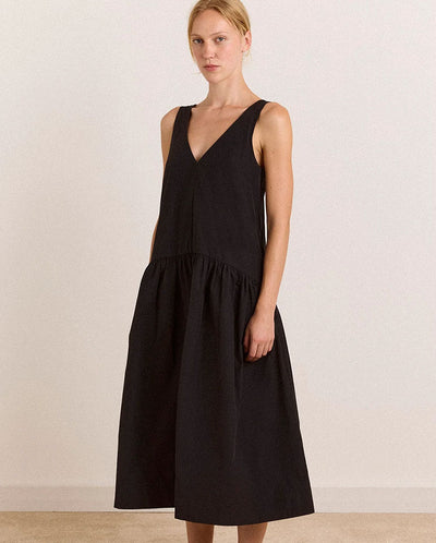 Dallas Midi Dress - Black
