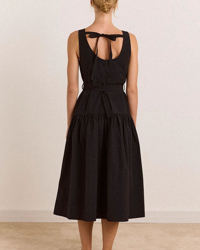 Dallas Midi Dress - Black