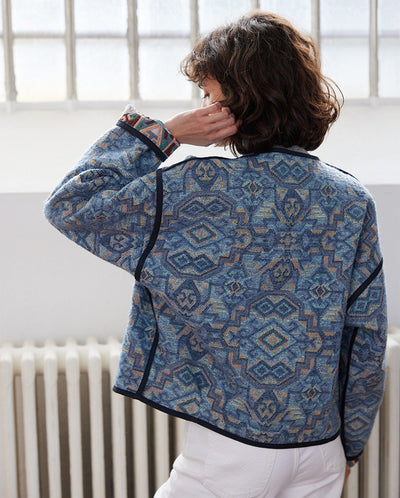 Daria Ethnico Jacket Blue Tapestry