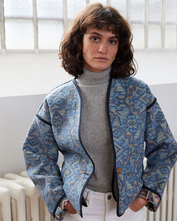 Daria Ethnico Jacket Blue Tapestry