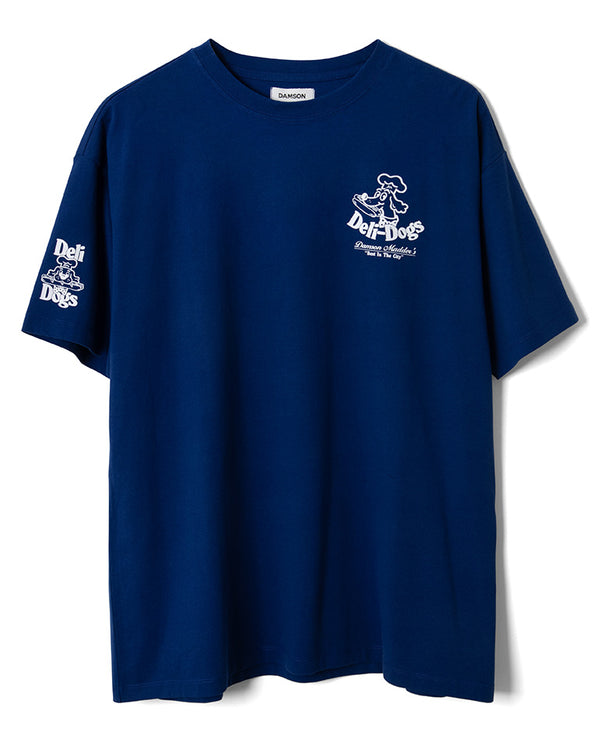 Deli Dog Graphic Tee - Blue
