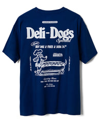 Deli Dog Graphic Tee - Blue