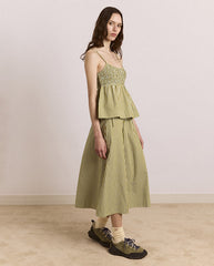 Dinah Cami - Basil Stripe