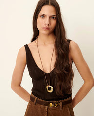 Drew Pendant Necklace - Gold