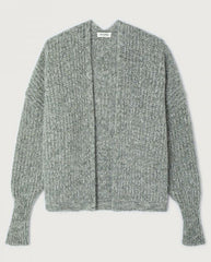 East Chunky Rib Cardi Turtle Melange