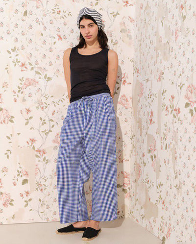 Ekirow Trouser - Vichy Blue Check