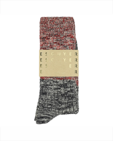 Melange Socks - Light Grey