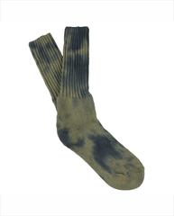 Tie Dye Socks - Navy / Olive