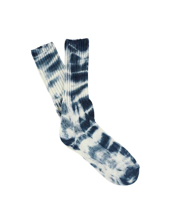 Tie Dye Socks - Off White / Graphite
