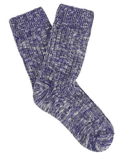 Melange Blend Socks - Royal Blue