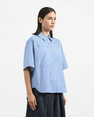 Eva Shirt Office Stripe - Blue Multi