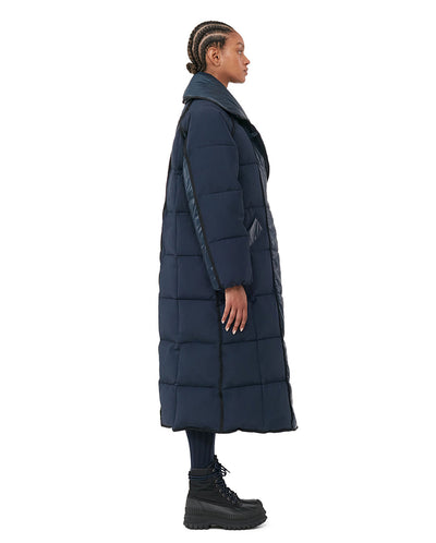 Mix Puffer Oversized Coat Sky Captain