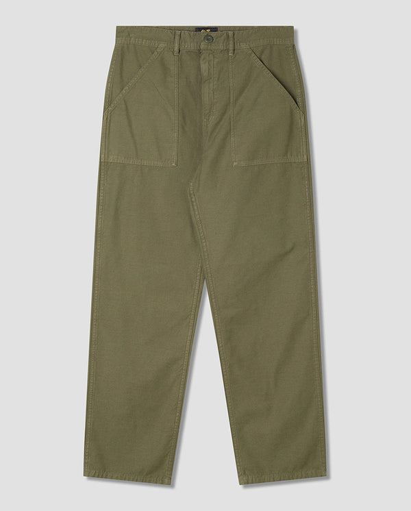 Fat Pant Olive Sateen