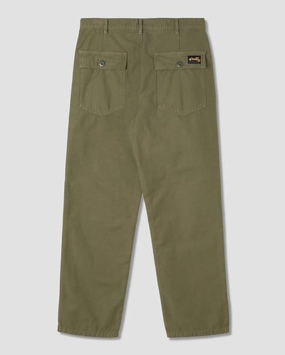 Fat Pant Olive Sateen
