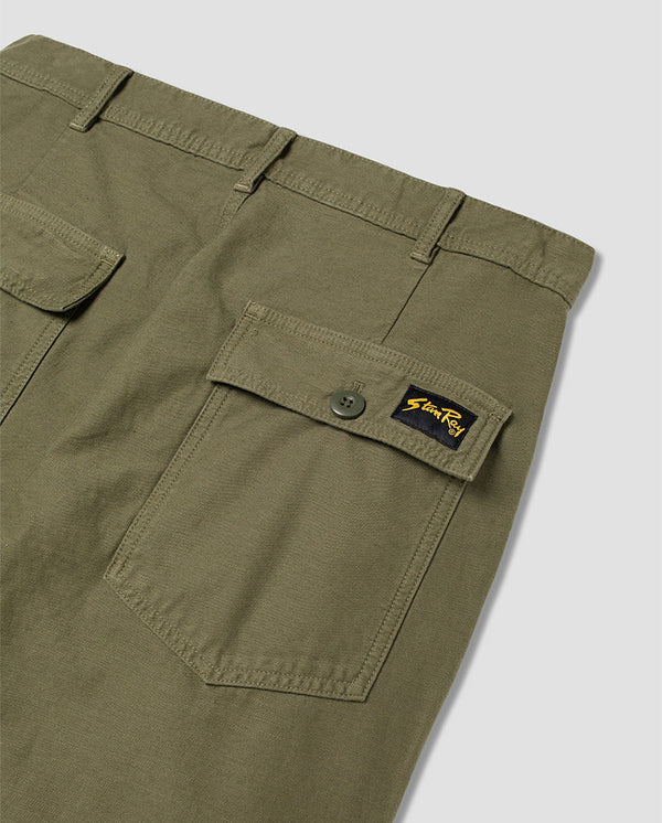 Fat Pant Olive Sateen
