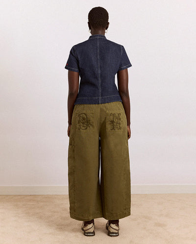 Felix Twill Trouser - Olive