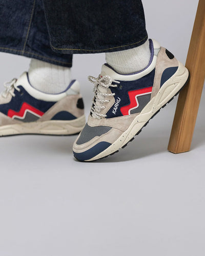 Mens Aria 95 Silver Lining / Fiery Red