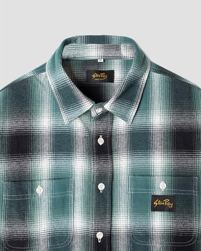 Pine Plaid Flannel Shirt Pine Green Plaid