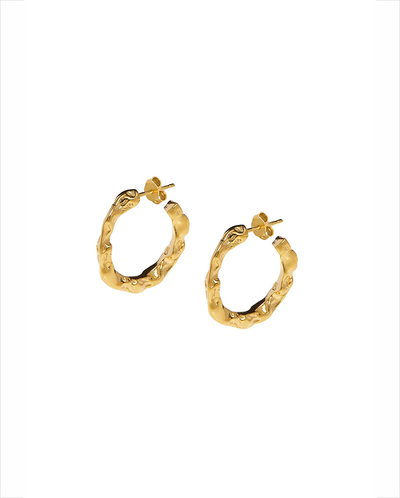 Full Moon Hoops - Gold