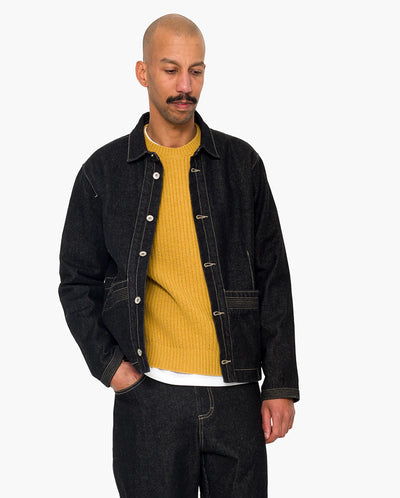 ANNIVERSARY JACKET - BLACK DENIM