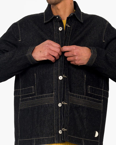 ANNIVERSARY JACKET - BLACK DENIM